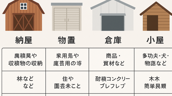 【納屋とは？】物置や小屋との違い・用途・解体の注意点までわかりやすく解説