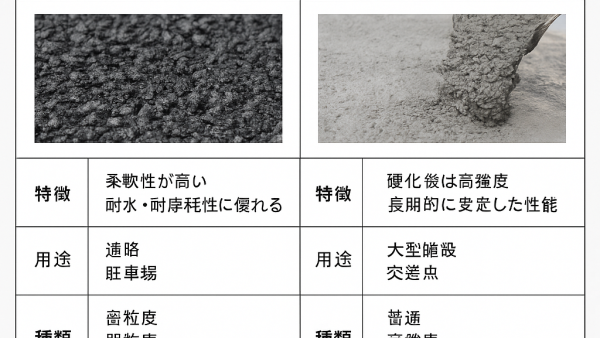 【合材とは】種類・特徴・用途を徹底解説｜舗装工事で使われる合材の基礎知識