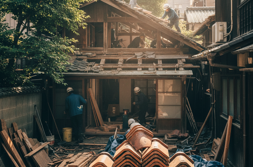 重機の 入らない家の解体費用 アイキャッチ