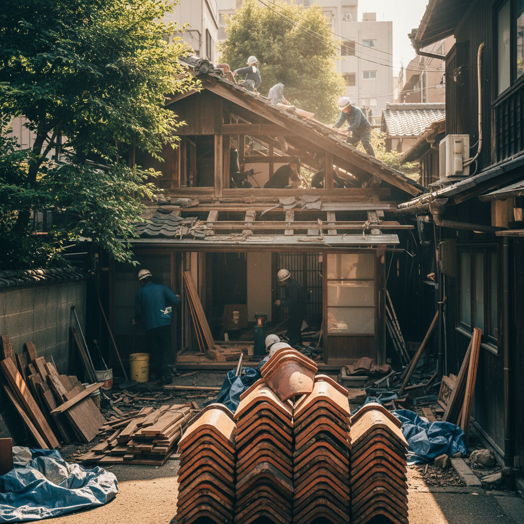 重機の 入らない家の解体費用 アイキャッチ