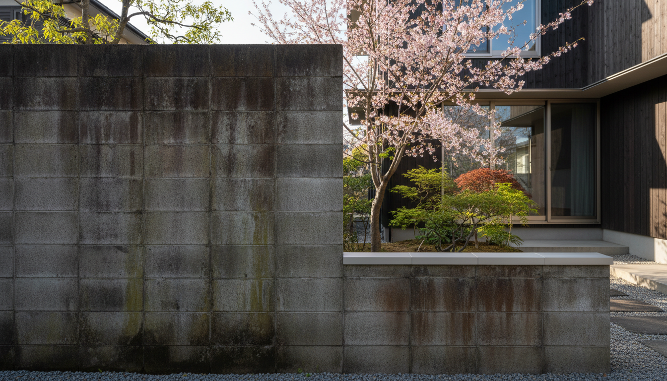 ブロック塀 カット 費用 - 1