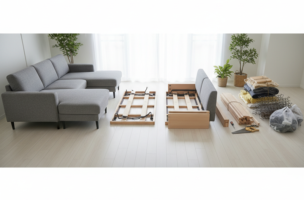 ソファ 解体方法 アイキャッチ