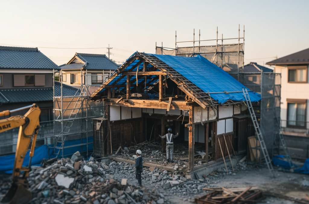 結城市 解体 アイキャッチ