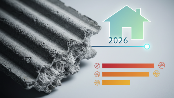 アスベストは見た目でわかる？【2026年版】築年数でわかる3つの危険度