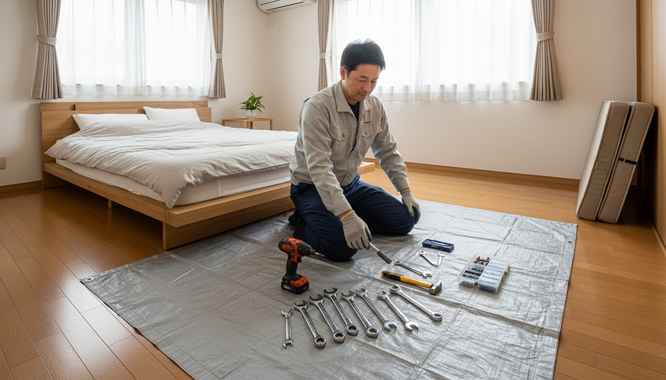ベッド 解体方法 DIY - 1