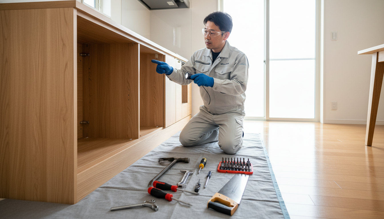 食器棚 解体方法 自分で - 1