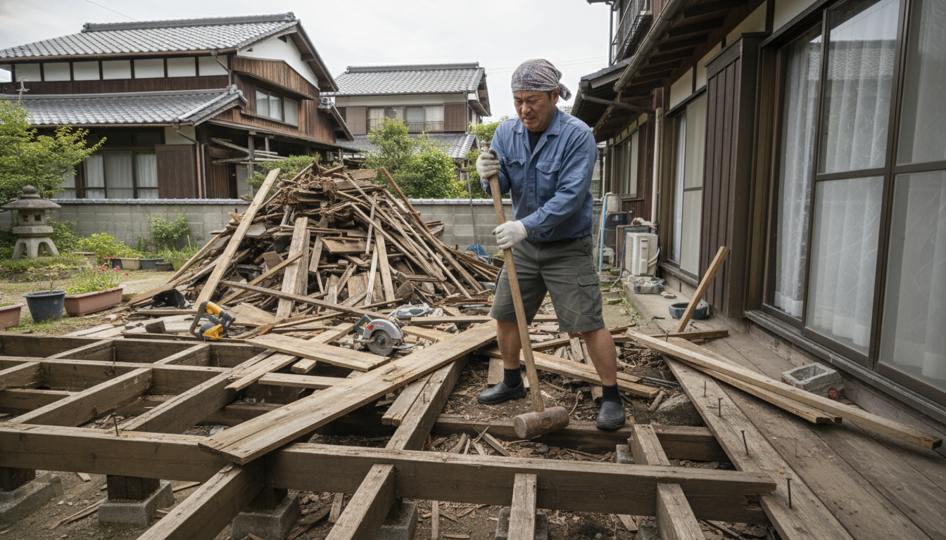 ウッドデッキ 解体 費用 - 3