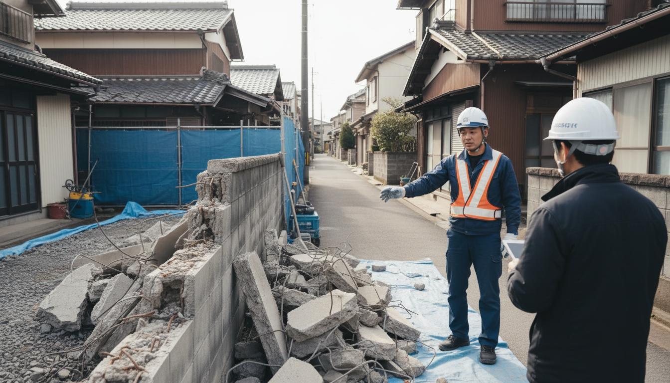 擁壁 解体 費用 相場 - 1