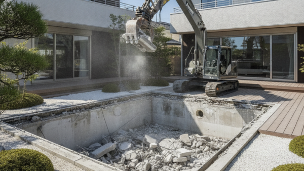 【2026年】戸建てプール解体費用｜相場と安くする3つのコツ