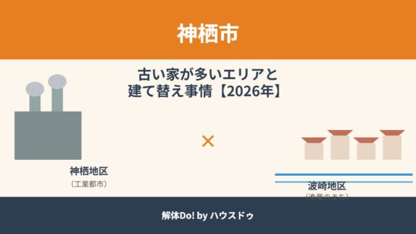 神栖市の古い家が多いエリアと建て替え事情【2026年】