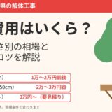 抜根費用はいくら？庭木の太さ別の相場と安くするコツ｜茨城県 解体Do！